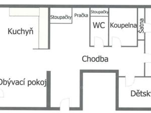 Pronájem bytu 3+kk, Praha - Řepy, Španielova, 74 m2