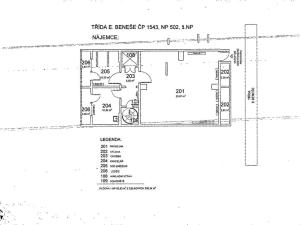 Pronájem obchodního prostoru, Hradec Králové, třída Edvarda Beneše, 205 m2