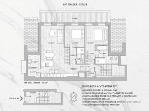 Prodej bytu 3+kk, Praha - Vinohrady, Italská, 161 m2