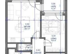 Prodej bytu 2+kk, Kutná Hora, 53 m2