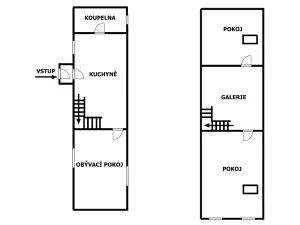 Prodej chalupy, Bdín, 64 m2