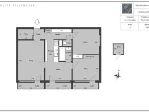 Prodej bytu 3+1, Ústí nad Labem, Malátova, 70 m2