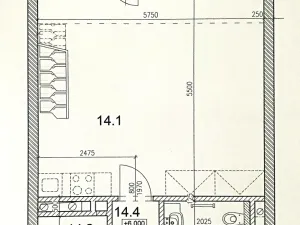 Prodej bytu 1+kk, Brno, Moutnická, 60 m2