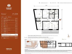 Prodej bytu 4+kk, Praha - Nusle, Bělehradská, 108 m2