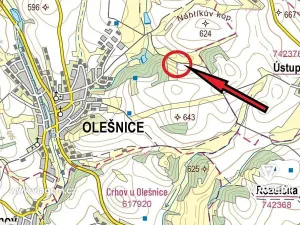 Prodej pole, Olešnice, 324 m2