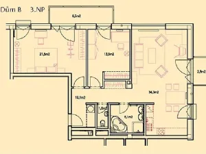 Pronájem bytu 3+kk, Praha - Žižkov, Pod kapličkou, 102 m2