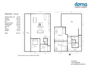 Pronájem rodinného domu, Česká, 159 m2