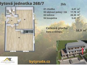 Prodej bytu 2+kk, Železná Ruda, Klatovská, 59 m2