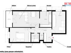 Prodej bytu 3+kk, Klatovy - Klatovy IV, K Čínovu, 86 m2