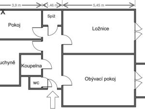 Pronájem bytu 3+1, Praha - Vokovice, K lánu, 71 m2