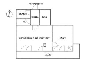 Pronájem bytu 2+kk, Poděbrady, Lázeňská, 60 m2