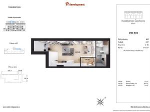 Prodej bytu 1+kk, Přerov, Čechova, 38 m2