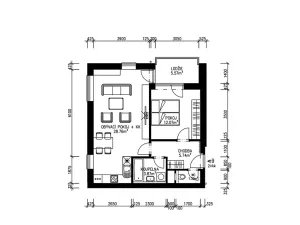 Prodej bytu 2+kk, Cheb, K Pomezí, 62 m2