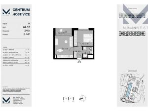 Prodej bytu 2+kk, Hostivice, Čsl. armády, 42 m2