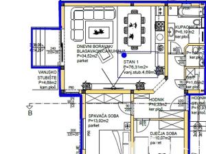 Prodej bytu 3+kk, Privlaka, Chorvatsko, 91 m2