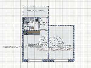 Prodej bytu 1+1, České Budějovice, Větrná, 36 m2