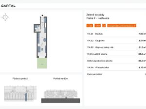 Prodej bytu 1+kk, Praha - Hostavice, Českobrodská, 36 m2