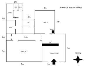 Pronájem obchodního prostoru, Jablonec nad Nisou, Smetanova, 135 m2