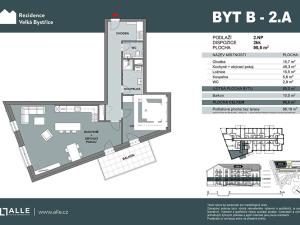 Prodej bytu 2+kk, Velká Bystřice, 85 m2