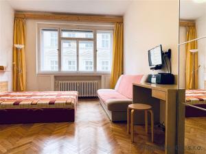 Pronájem bytu 1+kk, Praha - Vinohrady, Záhřebská, 26 m2