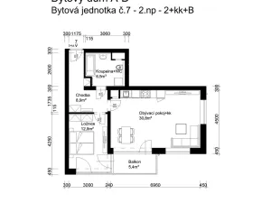 Prodej bytu 2+kk, Lanškroun, Vančurova, 67 m2