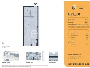 Prodej bytu 1+kk, Praha - Bohnice, Lodžská, 61 m2