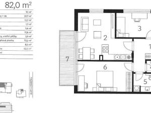 Prodej bytu 3+kk, Praha - Veleslavín, Pod dvorem, 82 m2