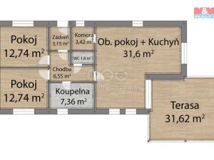 Prodej rodinného domu, Šťáhlavy, Na průhonu, 85 m2