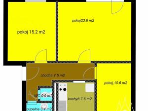 Prodej bytu 3+1, Kutná Hora, V Mišpulkách, 74 m2