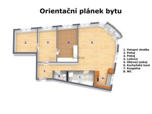 Pronájem bytu 4+kk, České Budějovice - České Budějovice 3, Riegrova, 88 m2