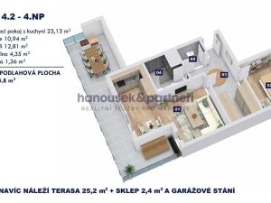 Prodej bytu 2+kk, Vrchlabí, Pražská, 55 m2