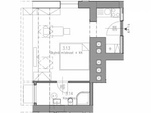 Prodej bytu 1+kk, Loučná pod Klínovcem, 32 m2