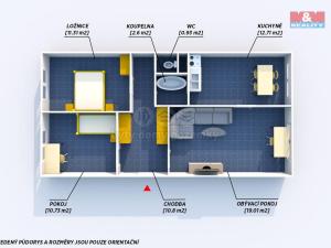 Prodej bytu 3+1, Zdice, Havlíčkova, 68 m2