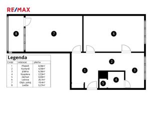 Prodej bytu 2+1, Praha - Kamýk, Olbramovická, 67 m2