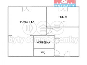 Prodej bytu 2+kk, Most, Kpt. Jaroše, 40 m2