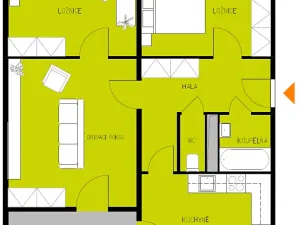 Pronájem bytu 3+1, Česká Lípa, Havířská, 72 m2