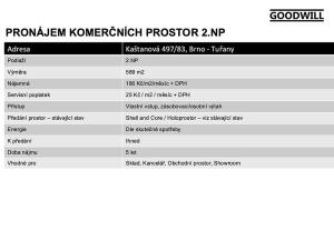Pronájem ordinace, Brno, Kaštanová, 589 m2