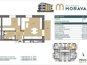 Prodej bytu 2+kk, Zábřeh, Leštinská, 43 m2