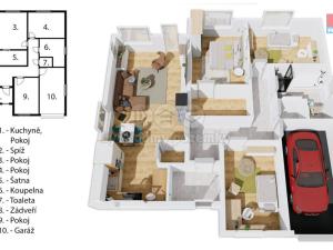 Prodej rodinného domu, Dříteň, 111 m2