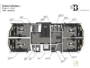 Pronájem ordinace, Praha - Vinoř, Mladoboleslavská, 256 m2