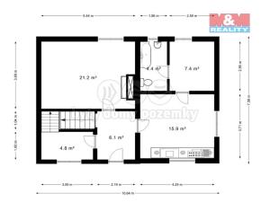 Prodej rodinného domu, Křinec - Sovenice, 75 m2