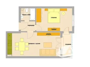 Prodej bytu 2+kk, Bjala, Bulharsko, 53 m2