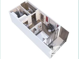 Prodej bytu 1+kk, Batumi (ბათუმი), Gruzie, 25 m2