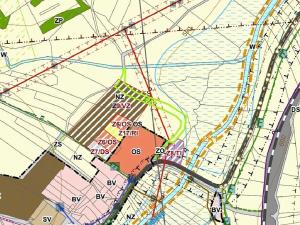 Dražba komerčního pozemku, České Velenice, 3069 m2