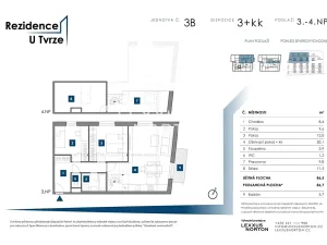 Prodej ubytování, Praha - Malešice, U tvrze, 87 m2