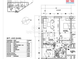 Pronájem bytu 3+kk, Pardubice - Zelené Předměstí, Pod Vinicí, 71 m2