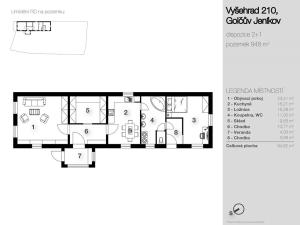 Prodej rodinného domu, Golčův Jeníkov, Vyšehrad, 95 m2