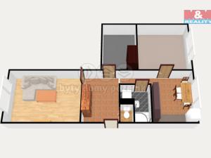Prodej bytu 2+1, Nejdek, J. A. Gagarina, 61 m2