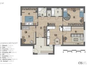 Prodej rodinného domu, Jílové u Prahy, Na Pískách, 157 m2