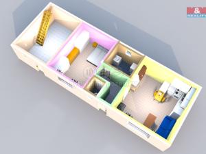 Prodej chalupy, Kostelec u Heřmanova Městce, 50 m2
